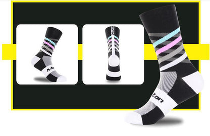 Unisex Nylon Multi-Sport Socks – Cycling Running Basketball Hiking
