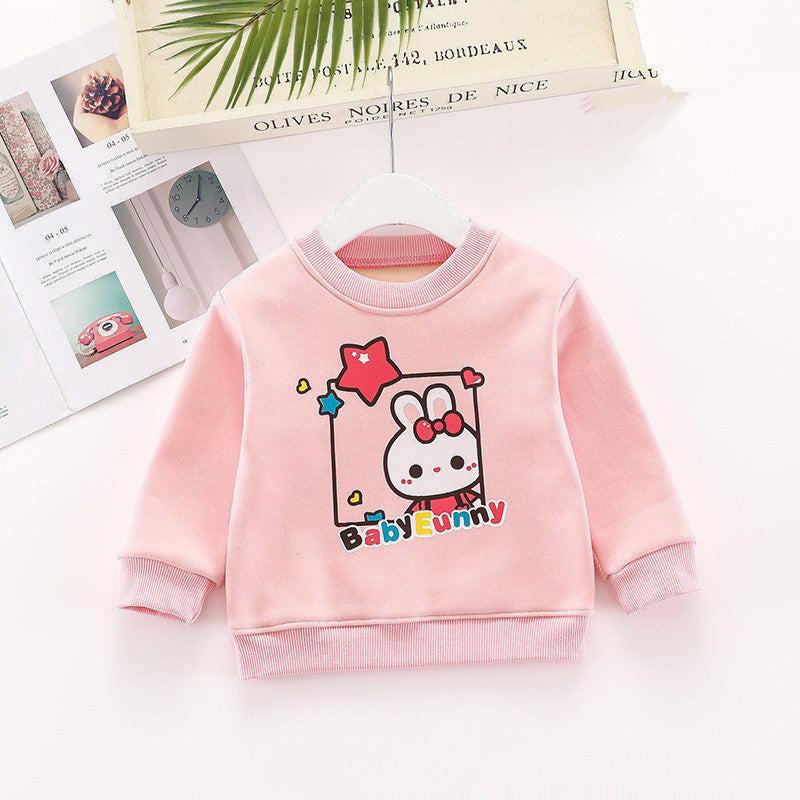 Children's Fleece Animal Print Sweatshirt | Toddler Kids Top