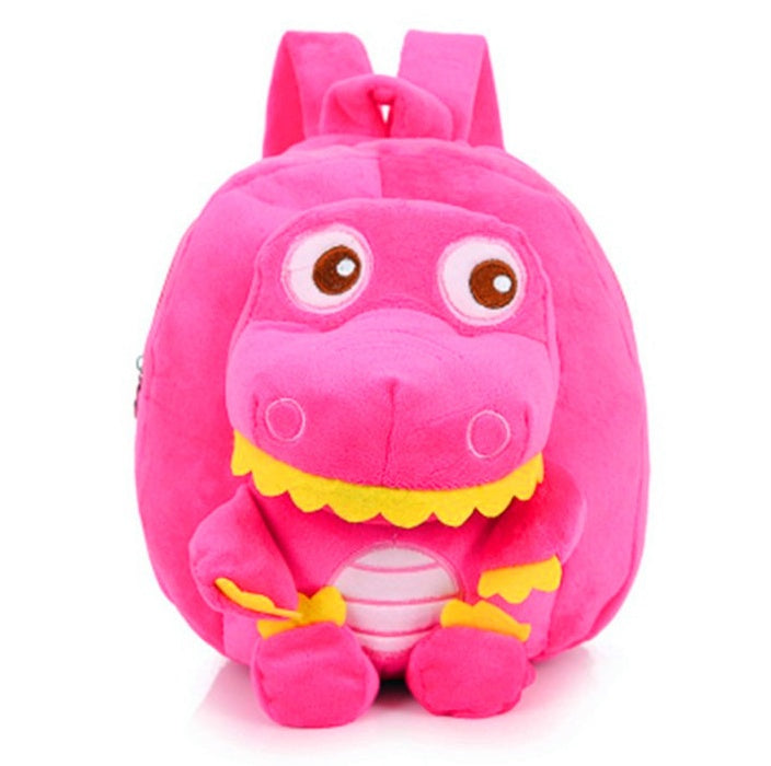 Kids' Pink Plush Toy Backpack – Cute Girls’ Mini School Bag