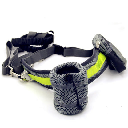 Hands-Free Dog Running Leash Set | 4 Piece Jogging Kit