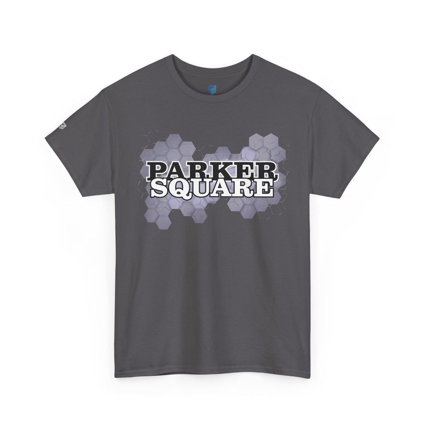 Parker Square T‑Shirt — Retro Campus Logo Tee