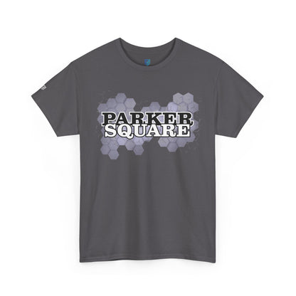 Parker Square T‑Shirt — Retro Campus Logo Tee