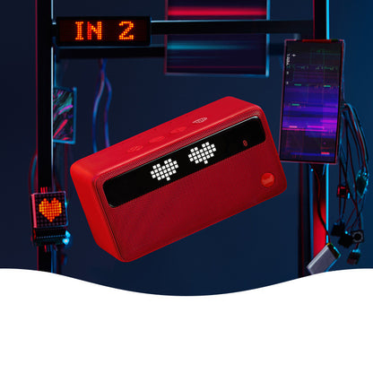 Robot Bluetooth Speaker with Smart Clock Display