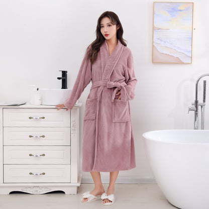 Oversized Coral Fleece Bath Towel | Thick & Quick-Dry | 6 Colours