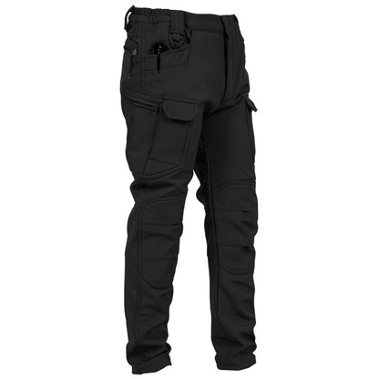 Men's Soft Shell Tactical Trousers | Fleece-Lined Waterproof Outdoor Pants