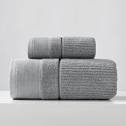 Pure Cotton Towel Set | 3-Piece Bath & Hand Towel Bundle