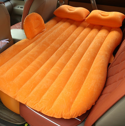 Inflatable Car Bed – Flocked, Universal 5-Seater Fit, 8 Colours