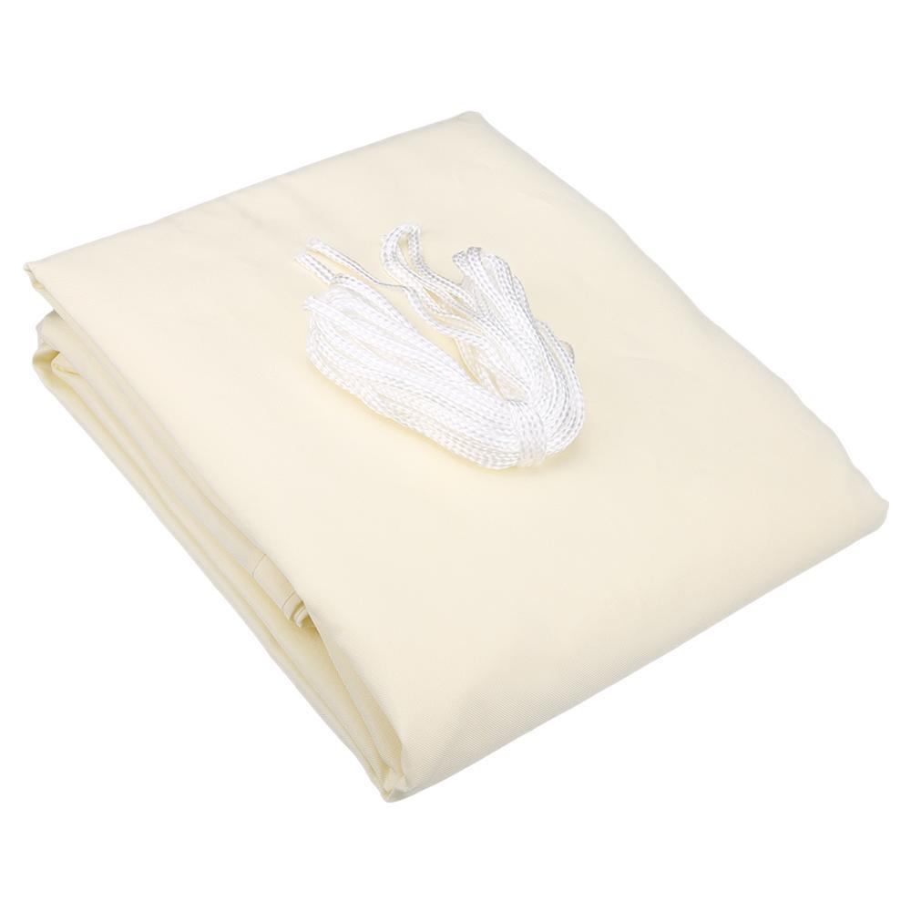 3.6×3.6m UV Shade Sail – 98% UV Block Waterproof Outdoor Sun Canopy Beige White & Yellow