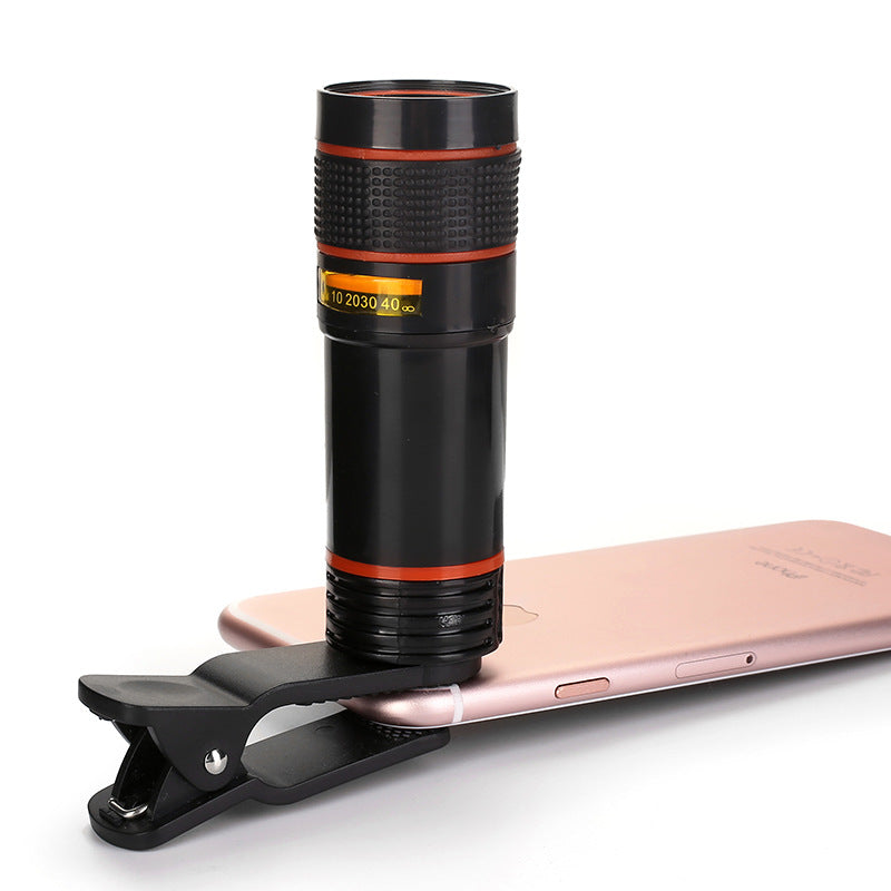Smartphone Telescope Zoom Lens Clip-On