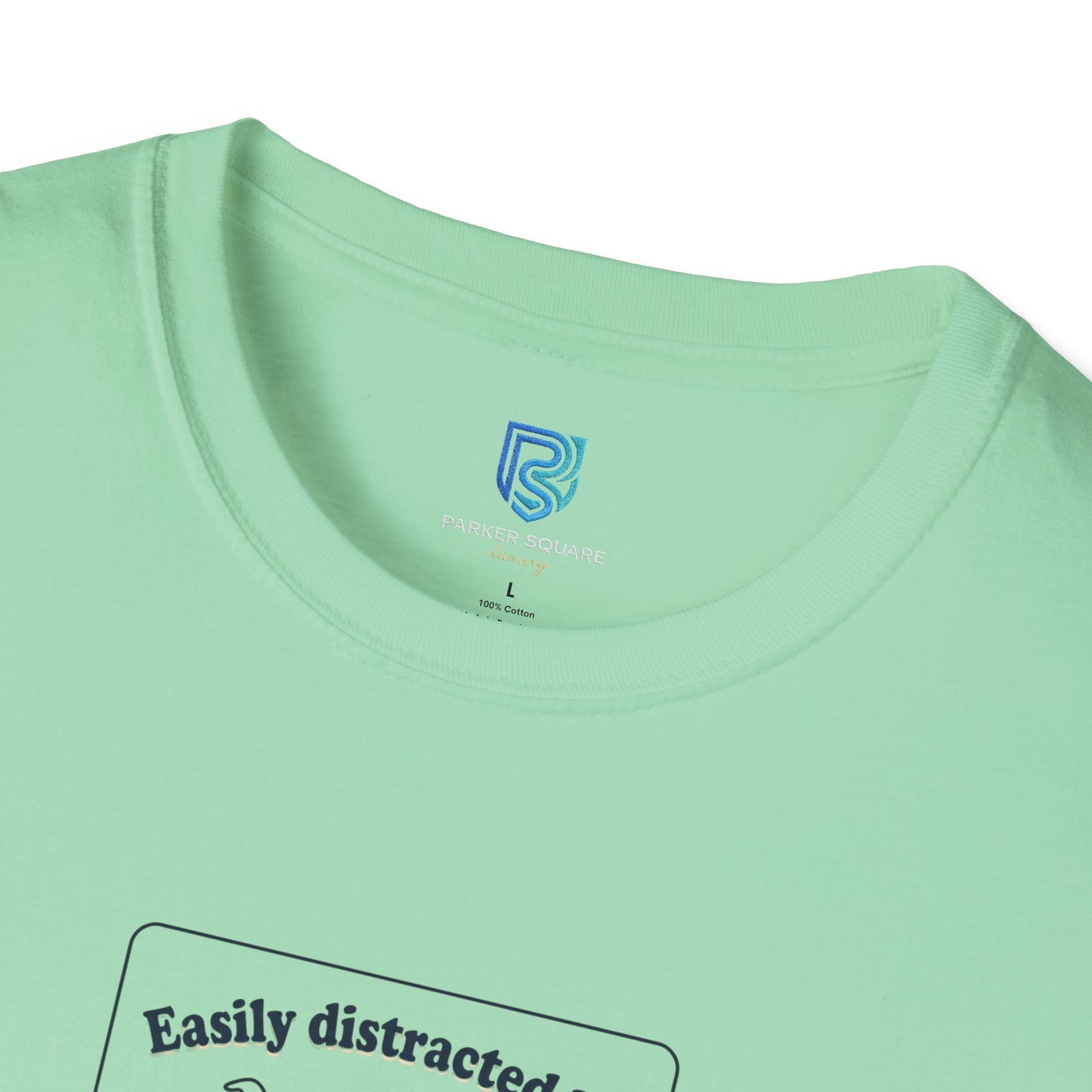 'Easily Distracted By…wait, is that a dog?' Cartoon Dog Graphic Tee