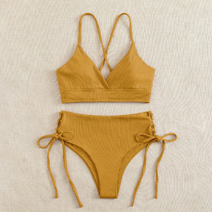Women's Split Bikini Set – Two-Piece Swimsuit | 13 Colours