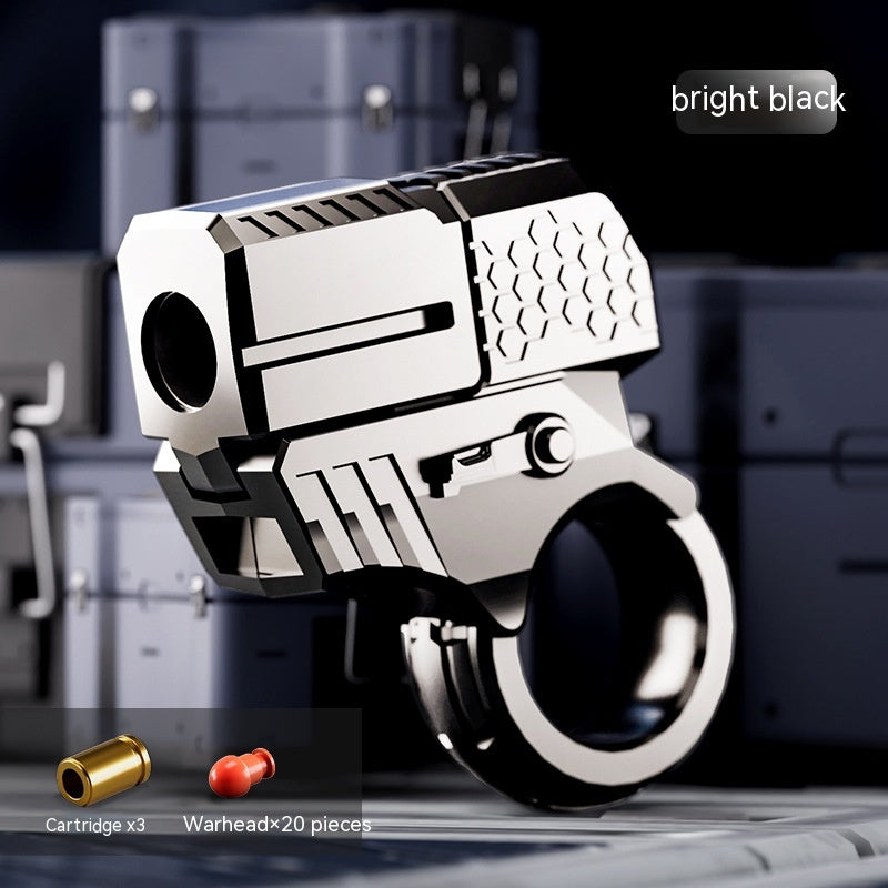 Zinc Alloy Shell-Ejecting Toy Gun with Bullets