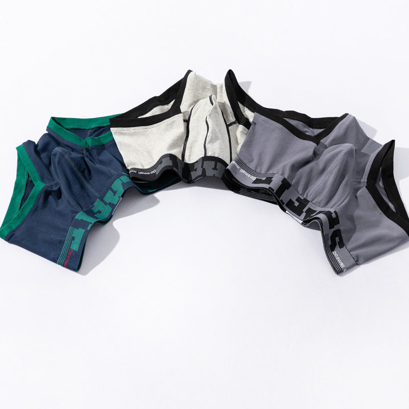 Men's Low-Rise Cotton Boxer Shorts – Body-Shaping Breathable Fit