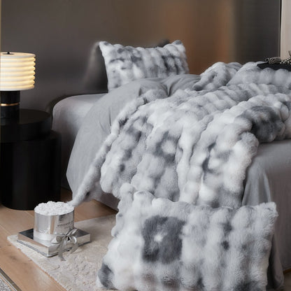 Fur Velvet Four-Piece Bedding Set | Premium Twill Weave