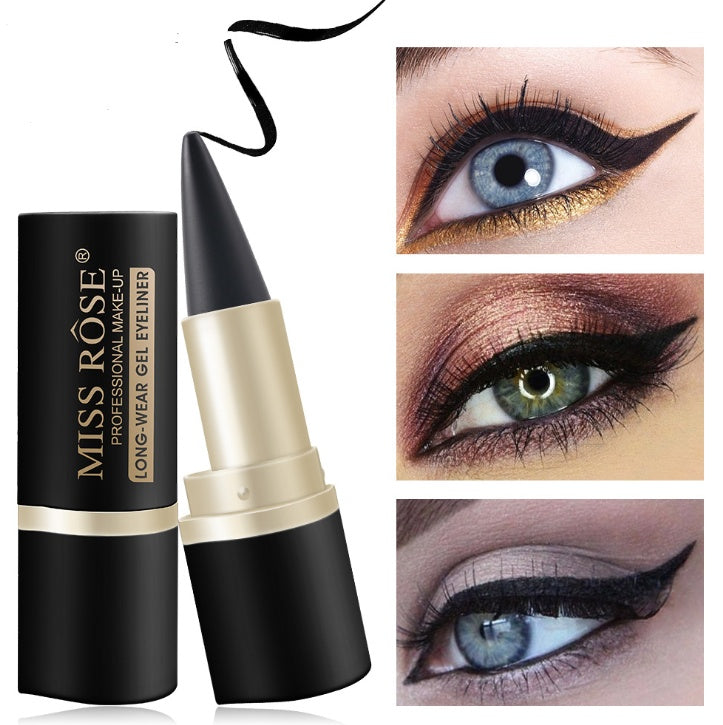 Waterproof Liquid Eyeliner Pen – Matte Black, Fine & Thick Lines