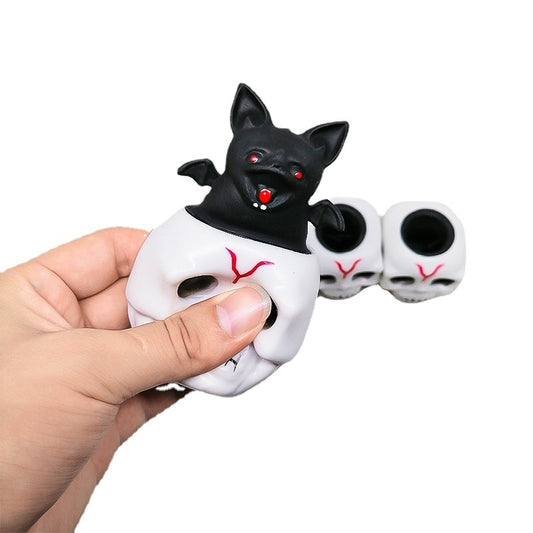 Halloween Skull Bat Squeeze Cup Decompression Toy | Sensory Fidget