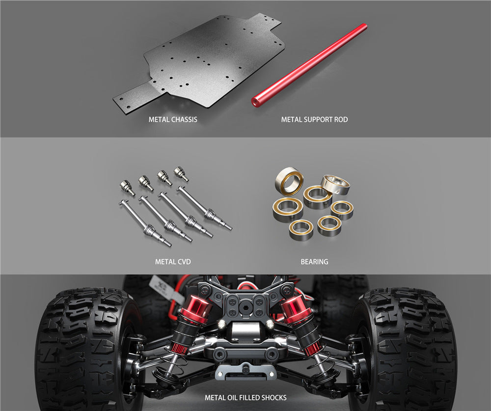 Brushless RC High-Speed Drift Truck 55km/h 2.4GHz