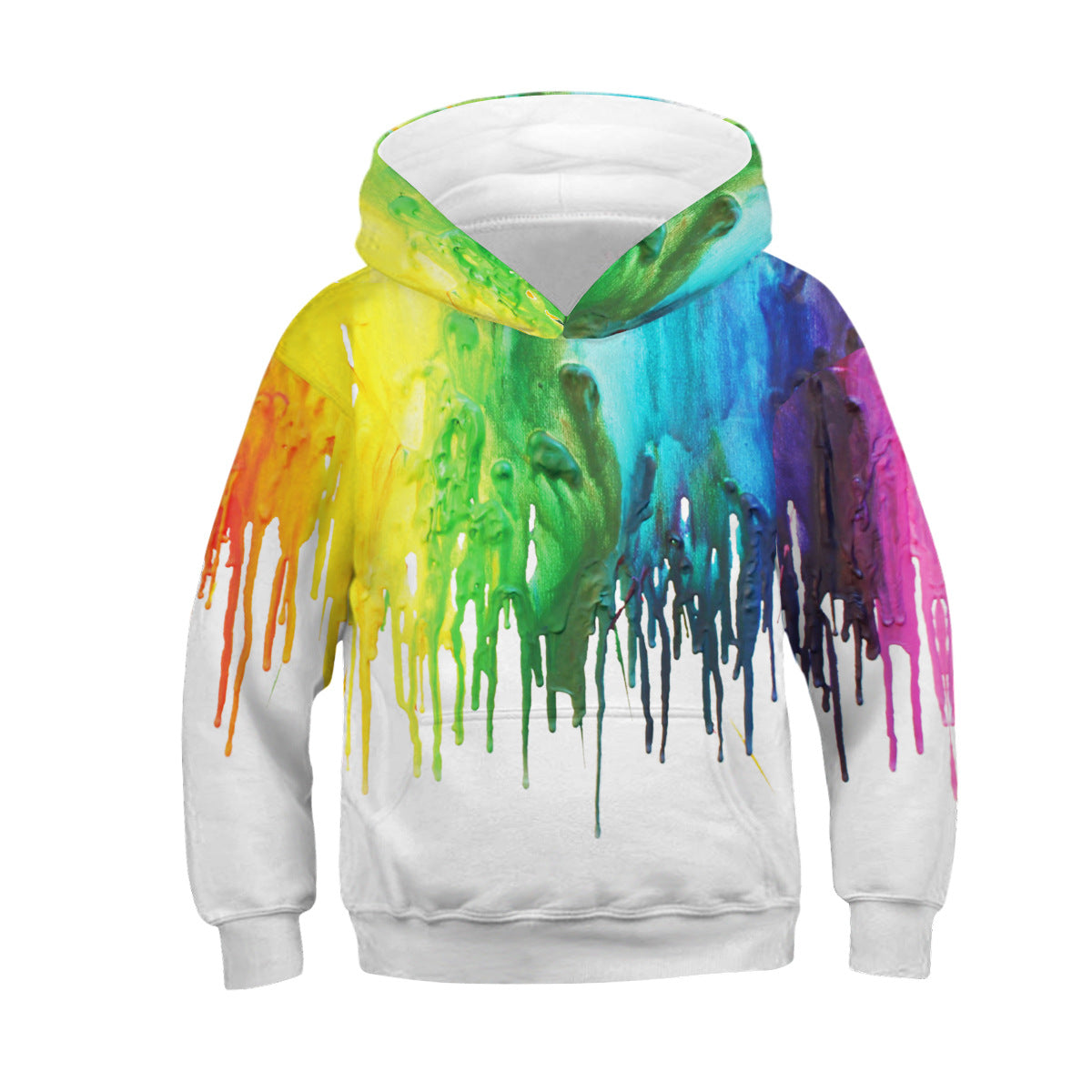Children's Digital Print Hooded Sweatshirt | Kids Casual Hoodie XS-XL