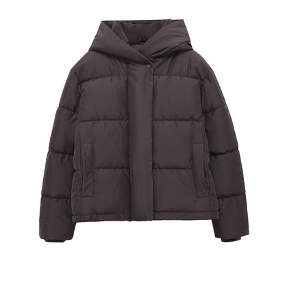 Women's Two-Tone Hooded Padded Jacket – 3 Colours | Sizes XS–L