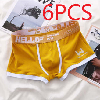 Men's Cotton Boxer Briefs Multi-Pack – Breathable Low-Waist Underwear