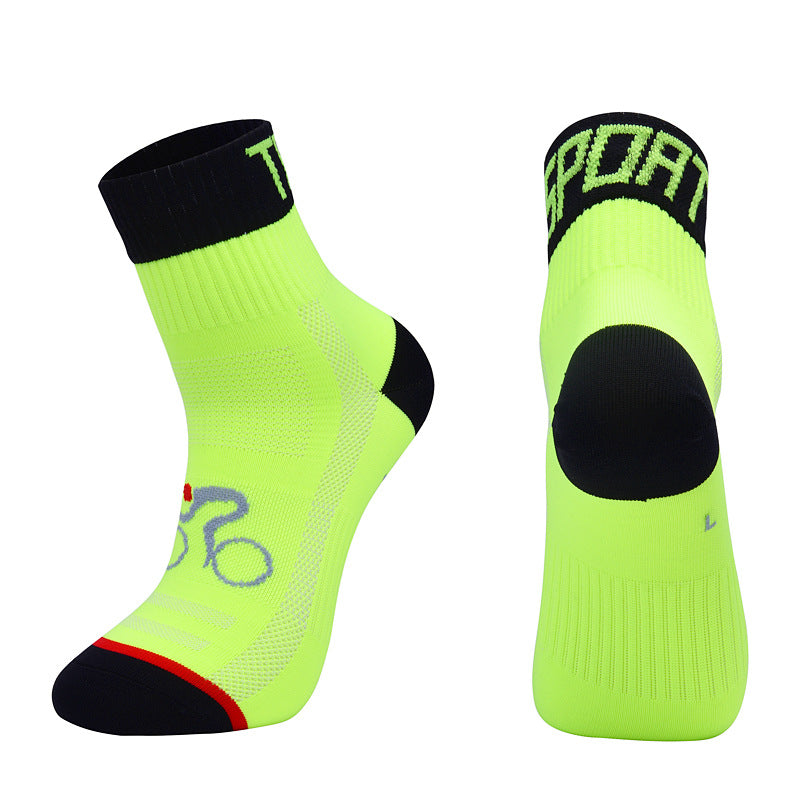 Professional Nylon Cycling & Running Socks EU 35-46 – 5 Colours