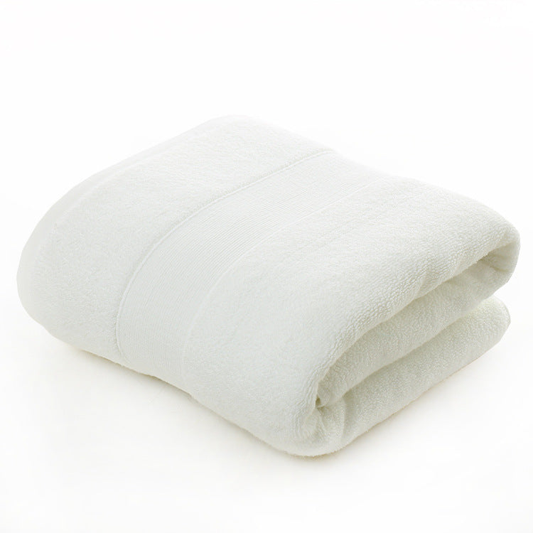 100% Cotton Thickened Plain Bath Towel 70x140cm