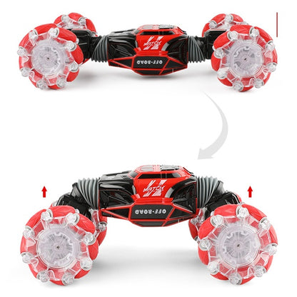4WD Gesture Control RC Stunt Car – Morphing Off-Road & 8-Way Sideways