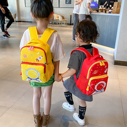Kids' Starry Cartoon Backpack – Lightweight Waterproof Anti-Theft, 20–35L