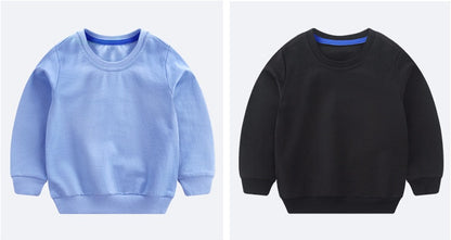 Children's Cotton Sweatshirt | 12 Colours | Boys & Girls Top