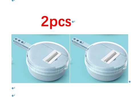 8-in-1 Mandoline Slicer Set — Multi-Blade Vegetable Slicer, Grater & Cutter with Container