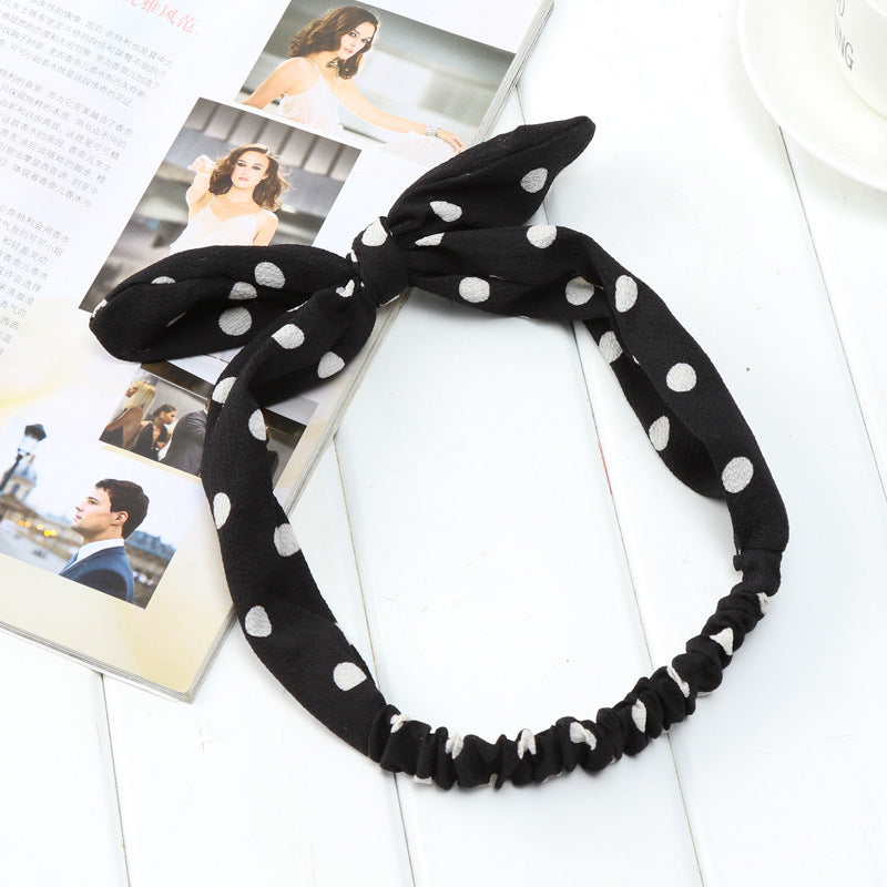 Bow & Bunny Ears Fabric Headband – 59 Styles
