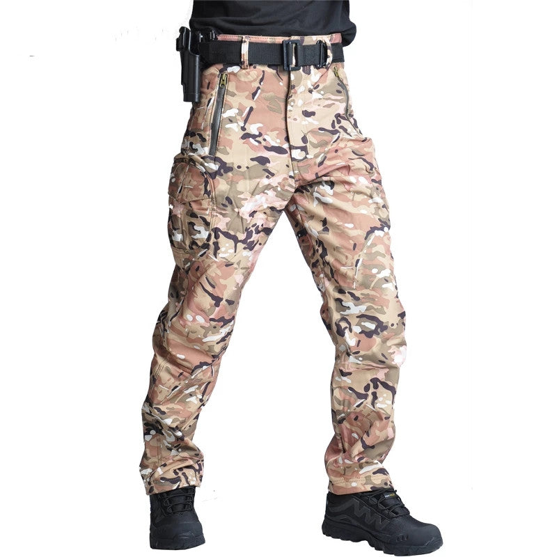 Men's Tactical Winter Trousers | Windproof Waterproof Fleece-Lined