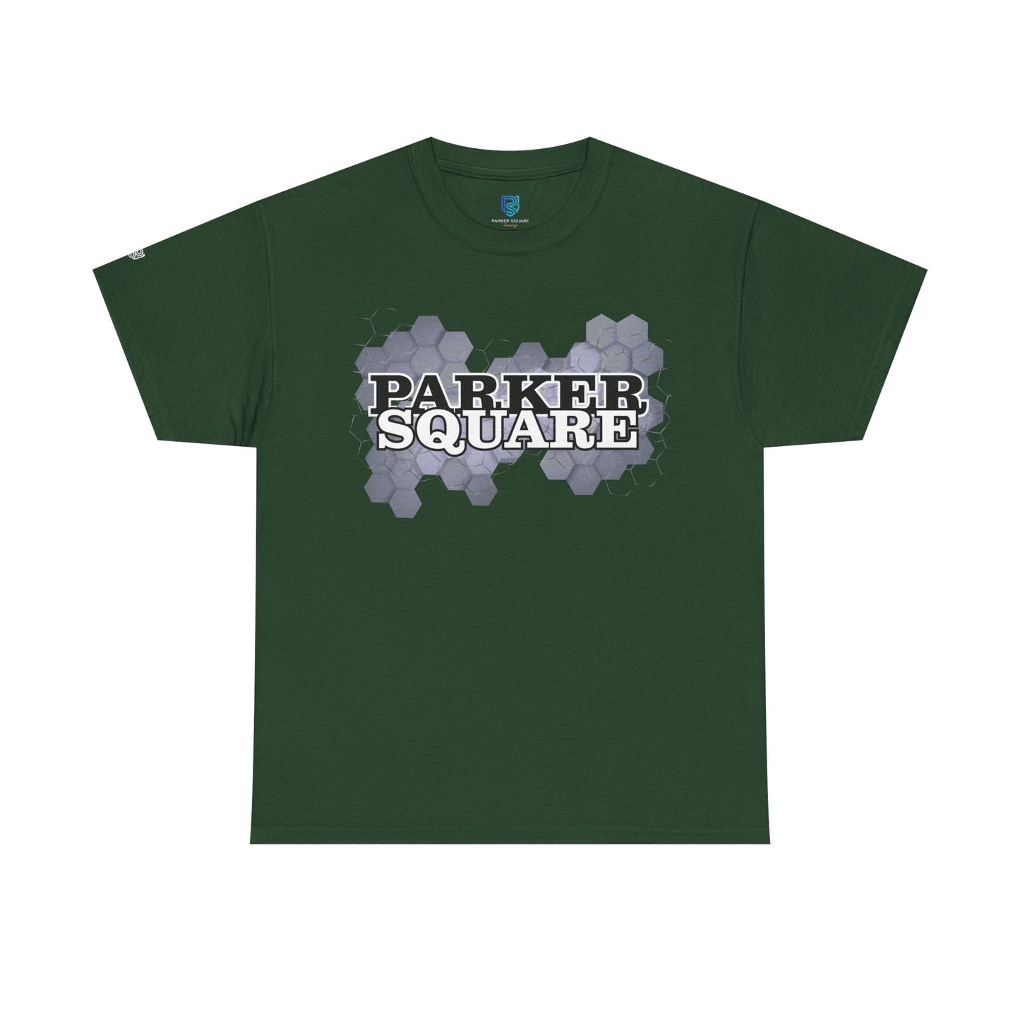 Parker Square T‑Shirt — Retro Campus Logo Tee