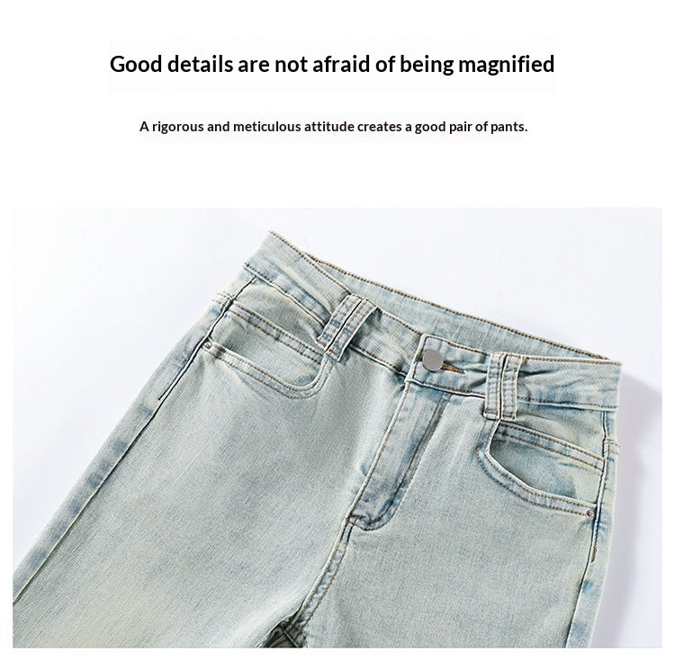 Women's High-Waist Flared Jeans - Light Blue, XS-2XL