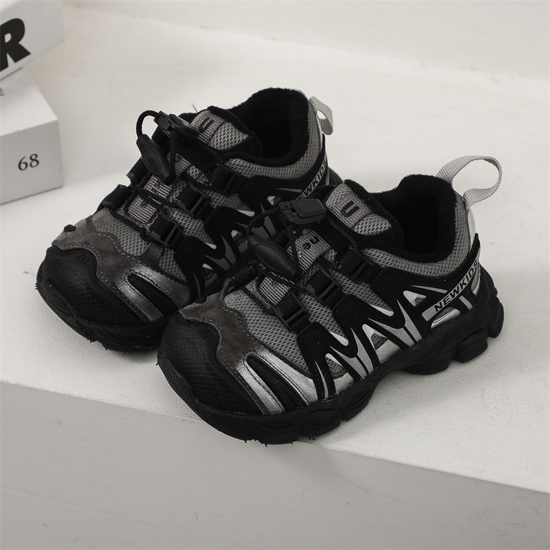 Children's Velcro Warm Winter Shoes | Non-Slip Kids Trainers