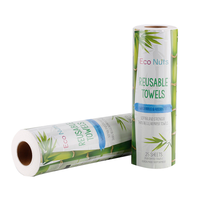Reusable Bamboo Fibre Kitchen Roll – Washable Paper Towel Alternative