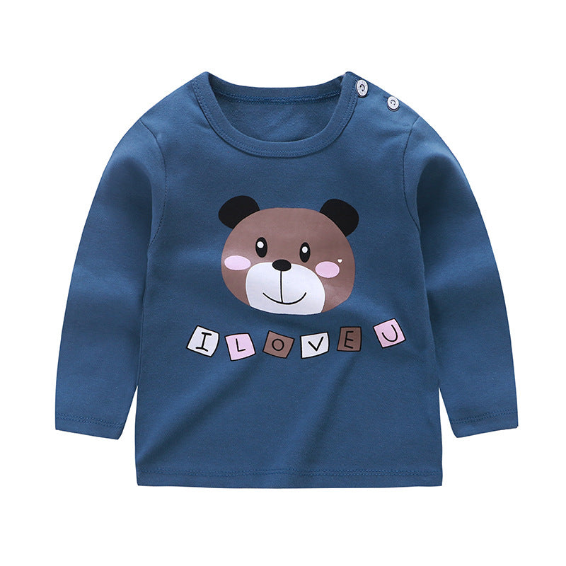 Children's Cartoon Print T-Shirt | Unisex Soft Cotton | 9 Colours