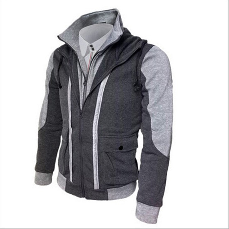 Men's Slim-Fit Hooded Zip Jacket | Cotton Casual Coat – JParker Collections