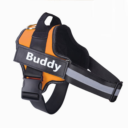No-Pull Reflective Dog Harness | Adjustable Nylon Vest Puppy to XXL