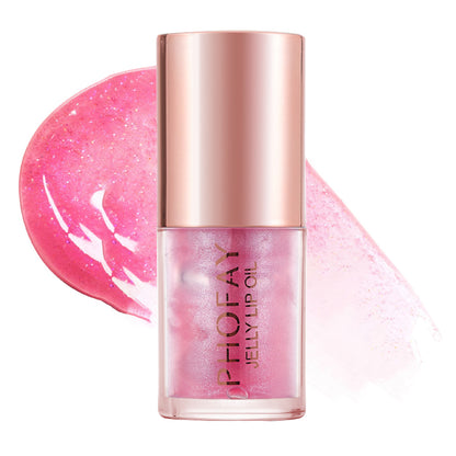 PHOFAY Jelly Lip Oil – Moisturising Non-Sticky Lip Gloss 4.8ml