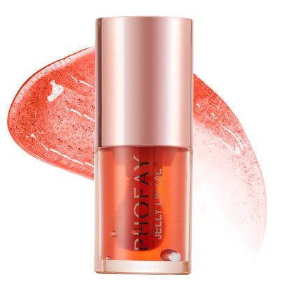 PHOFAY Jelly Lip Oil – Moisturising Non-Sticky Lip Gloss 4.8ml
