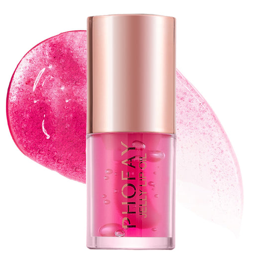 PHOFAY Jelly Lip Oil – Moisturising Non-Sticky Lip Gloss 4.8ml
