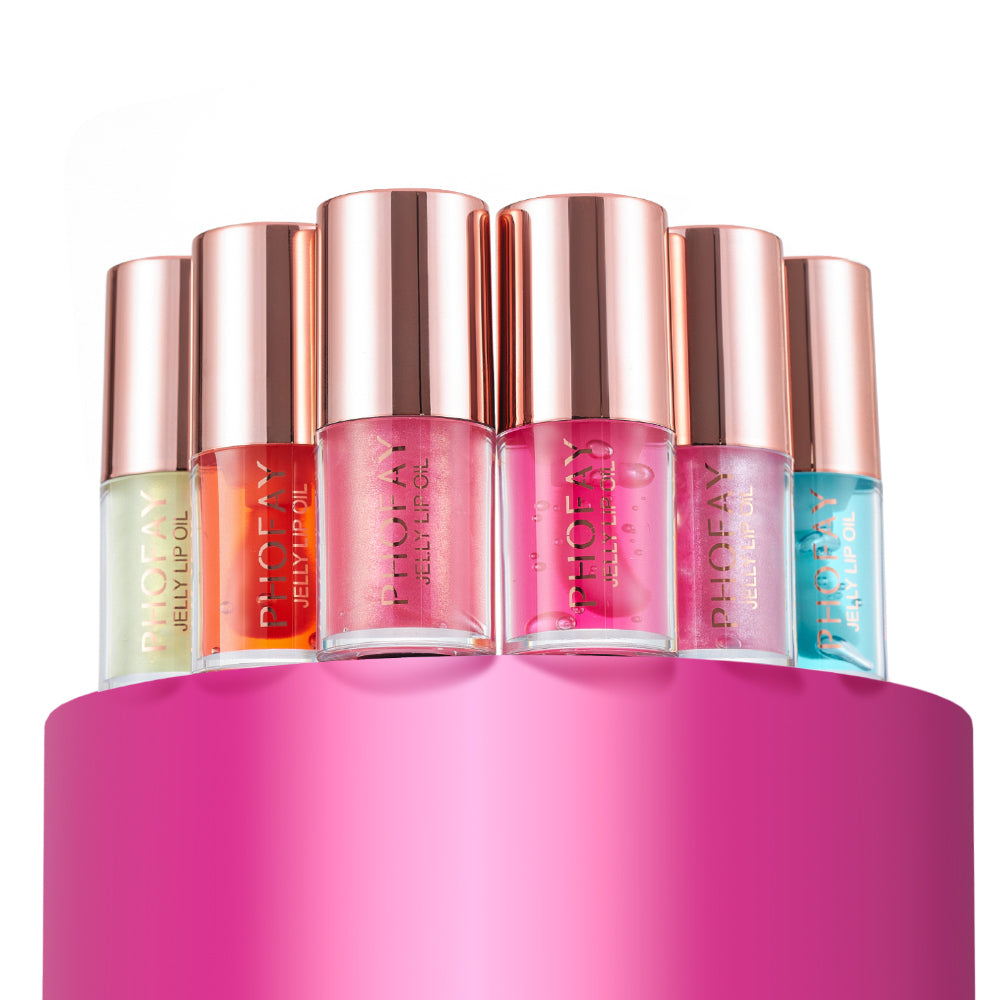 PHOFAY Jelly Lip Oil – Moisturising Non-Sticky Lip Gloss 4.8ml