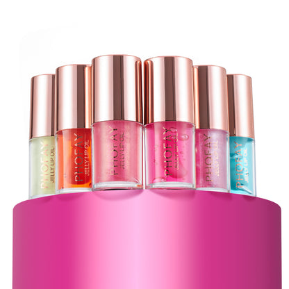 PHOFAY Jelly Lip Oil – Moisturising Non-Sticky Lip Gloss 4.8ml
