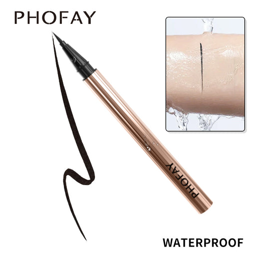 Waterproof Liquid Eyeliner Black | Long-Lasting Precision Liner