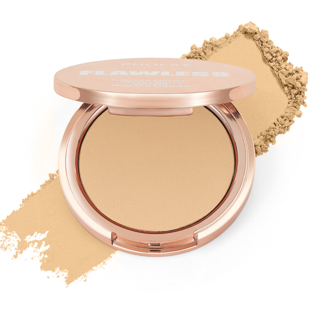 Matte Setting Pressed Powder - Flawless Oil-Control Finish