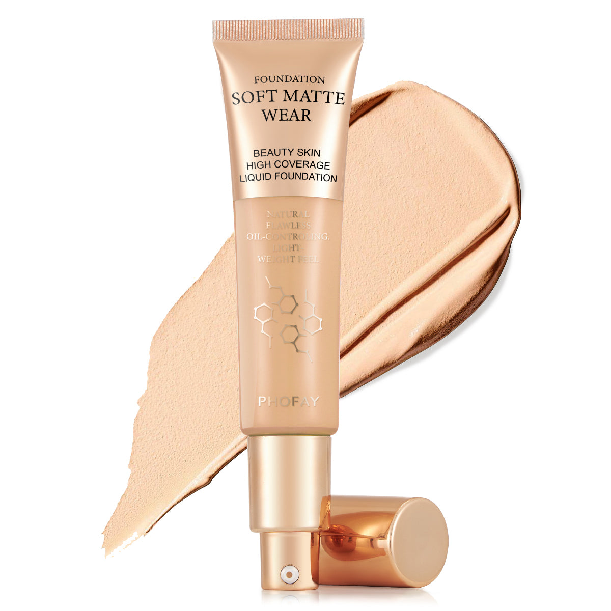 Full Coverage Liquid Foundation | Oil-Control, 10 Shades
