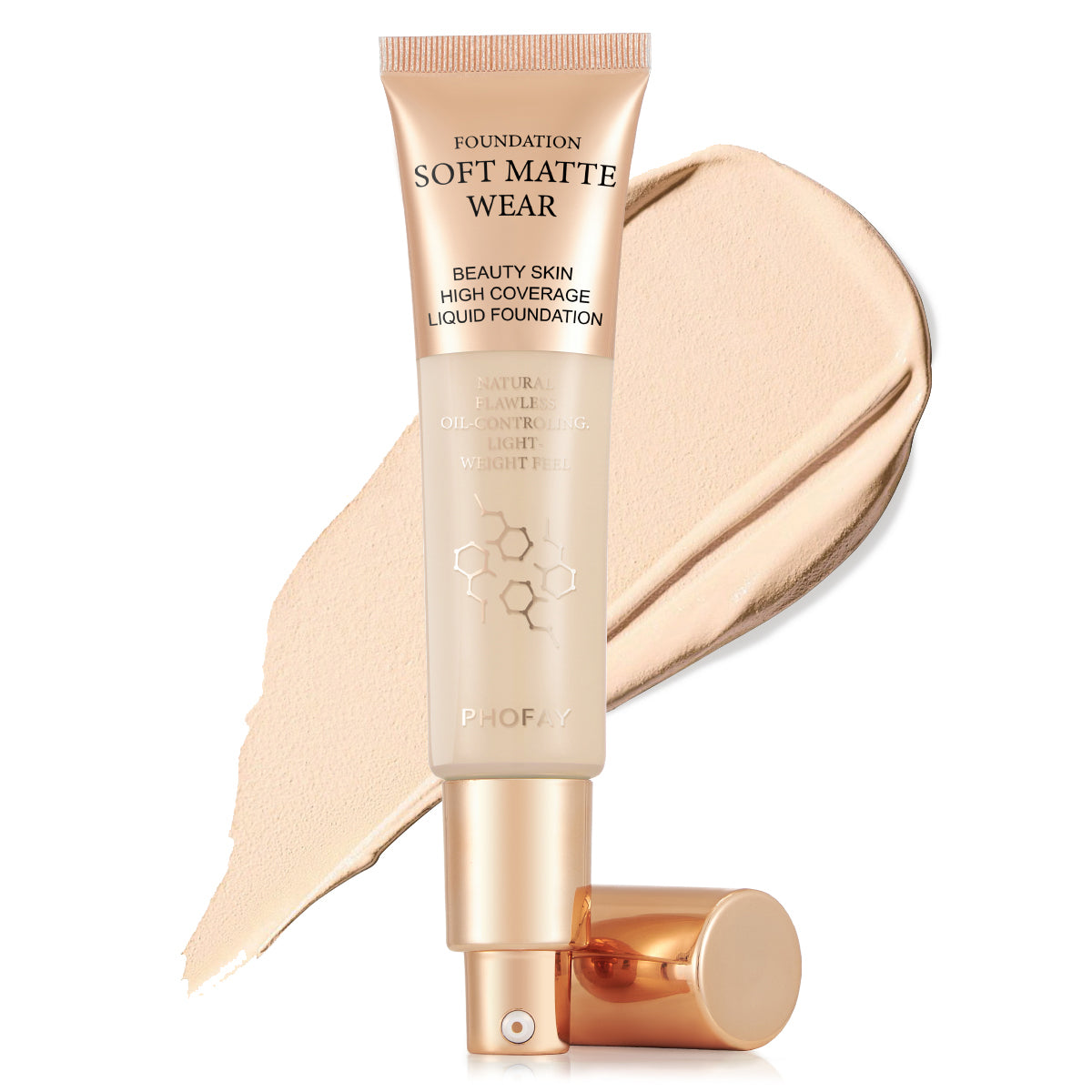 Full Coverage Liquid Foundation | Oil-Control, 10 Shades