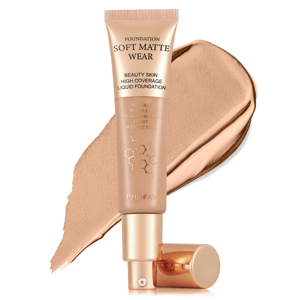 Full Coverage Liquid Foundation | Oil-Control, 10 Shades