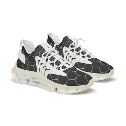 Hex-Pattern Mesh Sneakers – Lightweight Men's Athletic Shoes